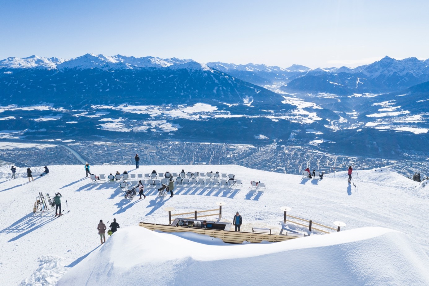 Frühlingssonne auf der Innsbrucker Nordkette 